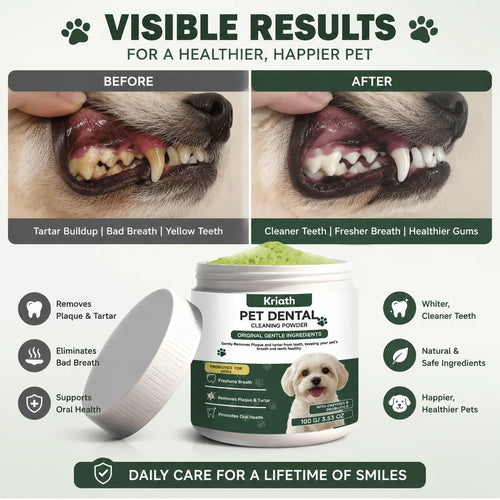 PureSmile Natural Dog Dental Powder